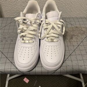Nike White Lace-Up Sneakers